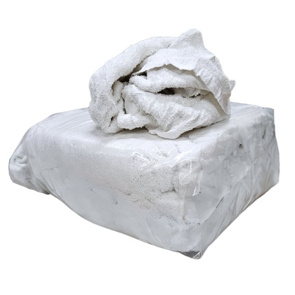 Vita trasor frotté Prima 100% bomull, 10kg/bal