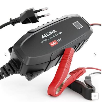 Absina A-4000 laddare för 12V batteri 4,0A